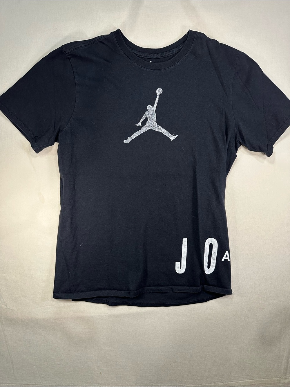 2012 Nike Air Jordan "Sign Off" T-Shirt Black Graphic Spellout 23 Men's Large